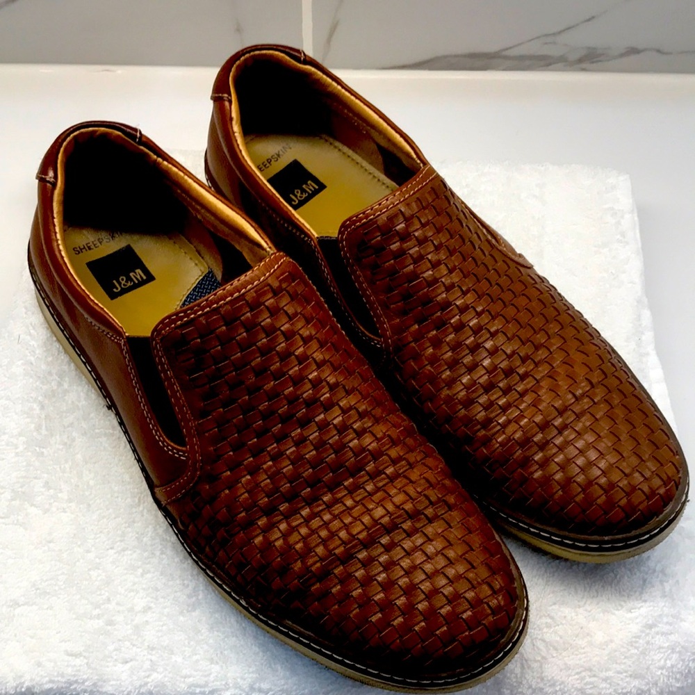 Johnston & Murphy Men’s McGuffey Woven Slip-On, Size 12